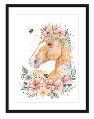 Polly The Palomino - Watercolour Art Print