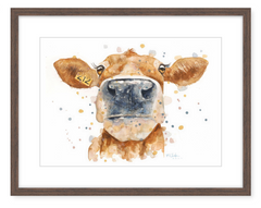 Judith the Jersey - Watercolour Art Print