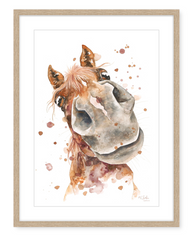 Henry the Horse - Watercolour Print