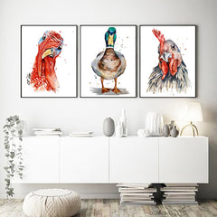 Quackie Chan - Watercolour Art Print