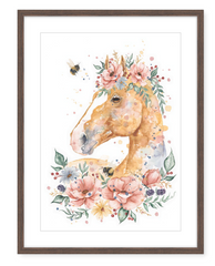 Polly The Palomino - Watercolour Art Print