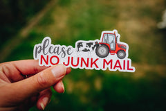 No Junk Mail - Vinyl Sticker