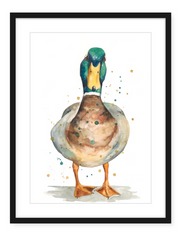 Quackie Chan - Watercolour Art Print