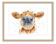 Judith the Jersey - Watercolour Art Print