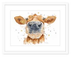 Judith the Jersey - Watercolour Art Print