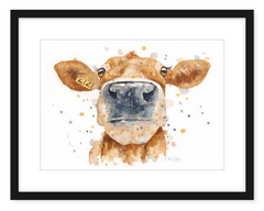 Judith the Jersey - Watercolour Art Print