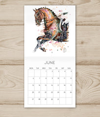 2026 "Horses In Watercolour" Calendar