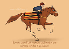 Surround yourself - Cartoon Art Print