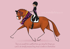 They Chose To Believe In Themselves - Cartoon Art Print