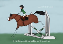 Slow Process - Cartoon Art Print