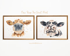 Francis the Friesian - Watercolour Art Print