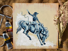 "A Fair Match" - Dust & Daydreams Collection // Part Two - Original Acrylic Painting