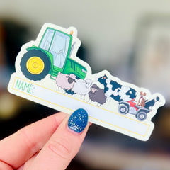 Farming - Vinyl Name Sticker