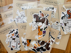 Ponies - Vinyl Sticker pack of 7