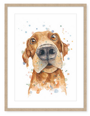 Dudley the Doggo - Watercolour Art Print