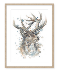 Stag - Watercolour Art Print