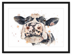 Francis the Friesian - Watercolour Art Print