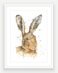 Hare - Watercolour Print