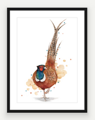 Pheasant - Watercolour Art Print