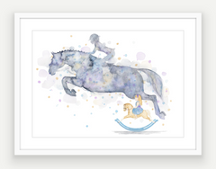 "Show Jumping Dreams" - Original Painting