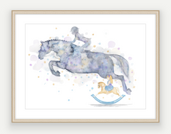 "Show Jumping Dreams" - Original Painting