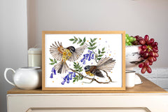 Piwakawakas - Aotearoa Florals Collection