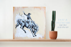 "A Fair Match" - Dust & Daydreams Collection // Part Two - Original Acrylic Painting