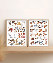 Equestrian 123 - Watercolour Art Print