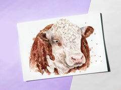 Hereford - Watercolour Art Print