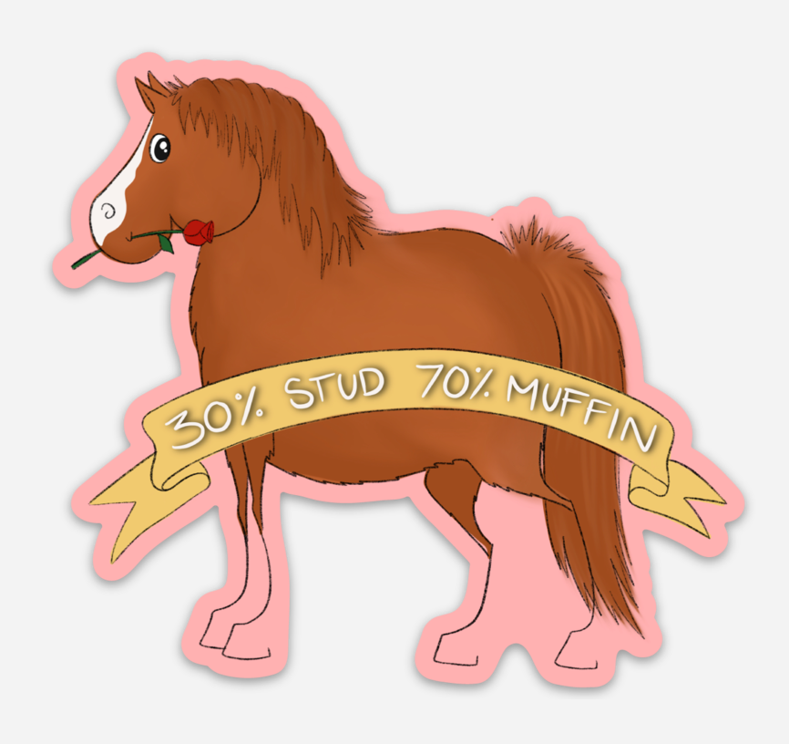 Stud Muffin - Vinyl Sticker