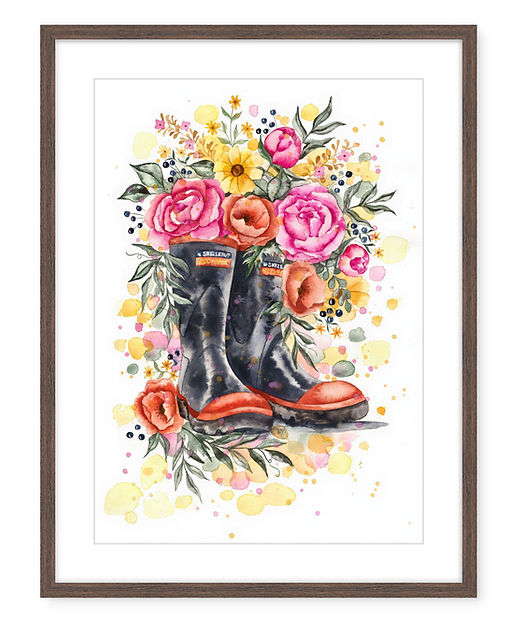 Gumboot Friday - Watercolour Art Print