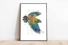 "Floral Kea" - Original Painting