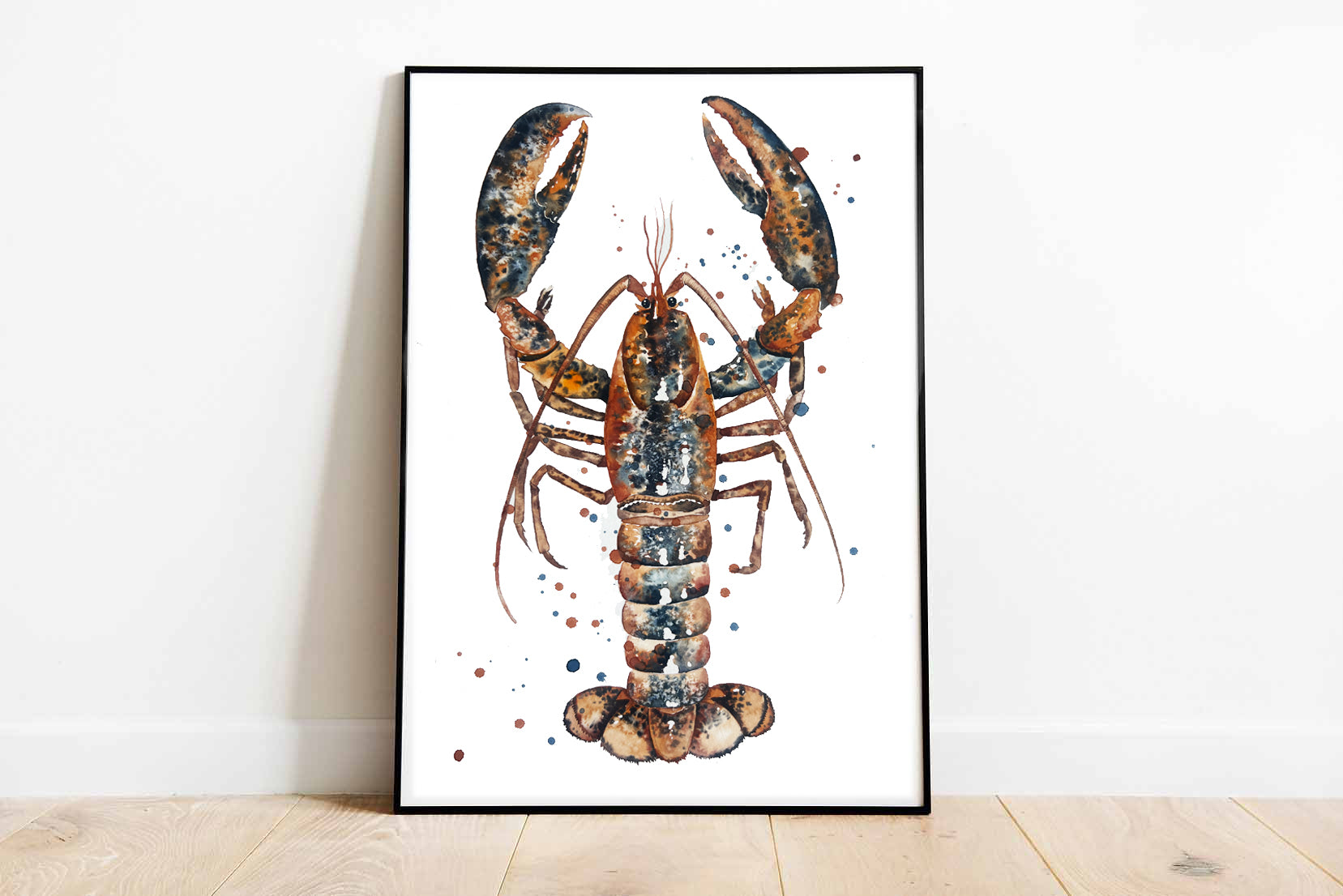 Crayfish - Watercolour Mini Print