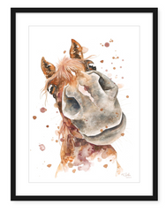 Henry the Horse - Watercolour Print
