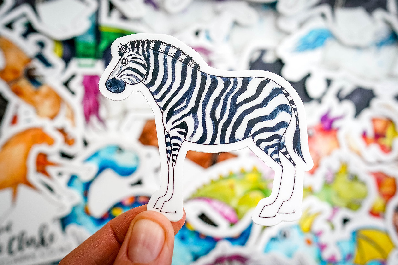 Zebra - Vinyl Sticker