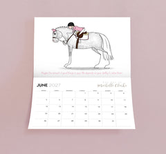 PRE-ORDER 'Notes From The Saddle' 2027 Calendar