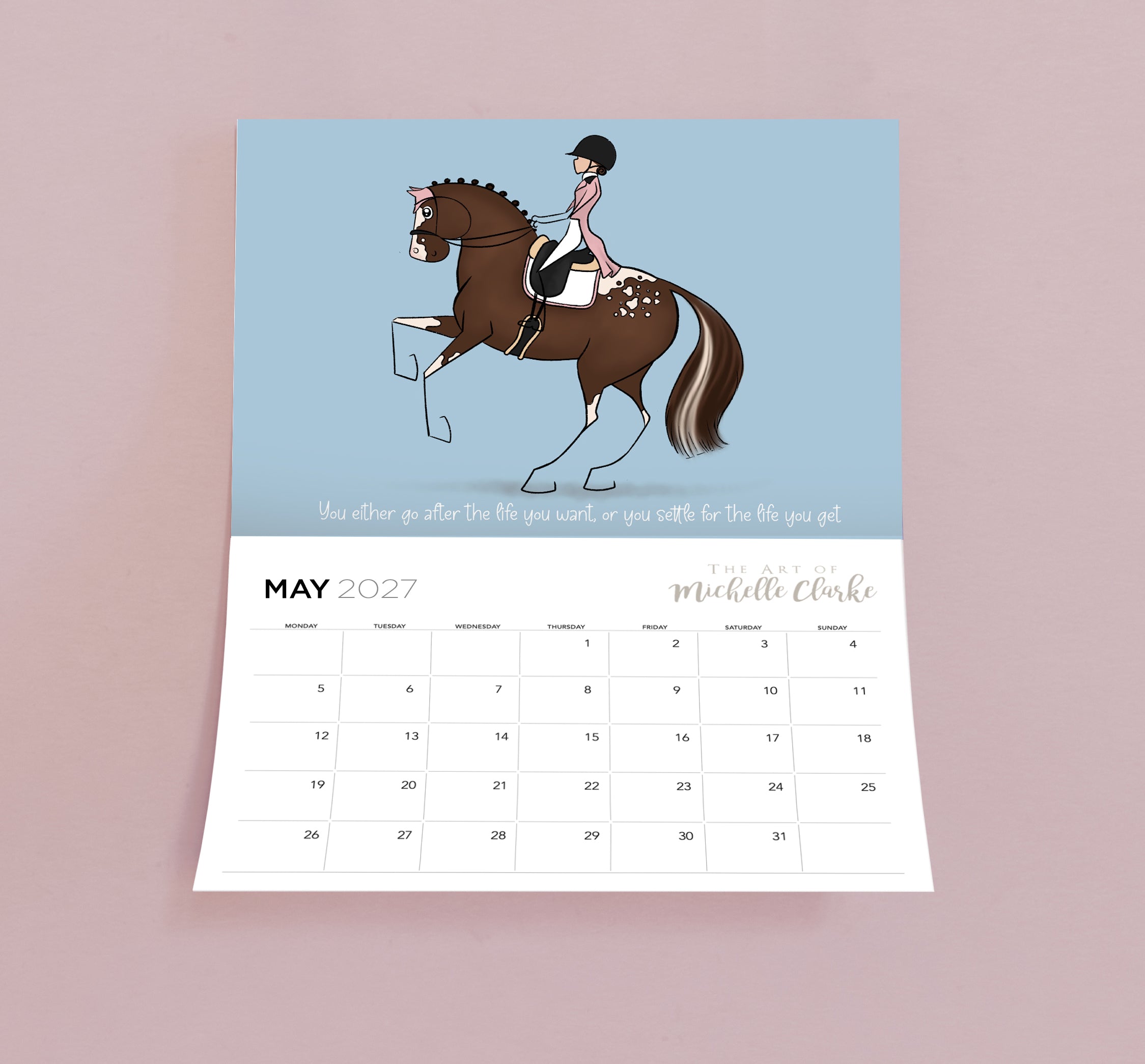 PRE-ORDER 'Notes From The Saddle' 2027 Calendar