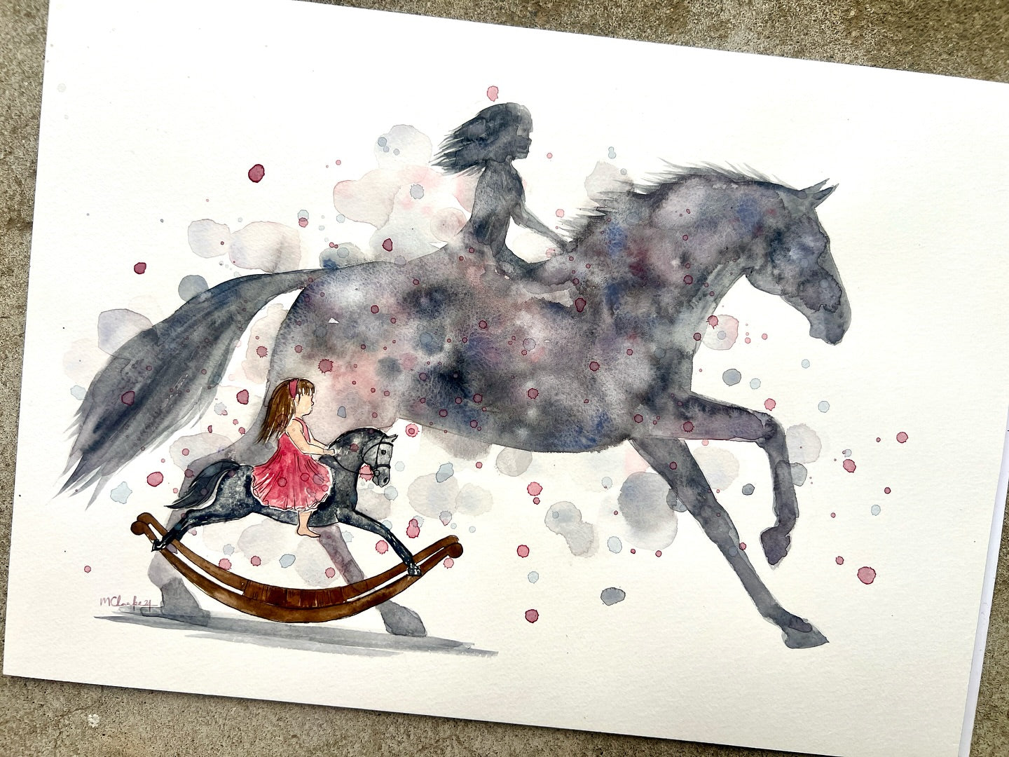 "Rocking Horse Dreams I" - Original Painting