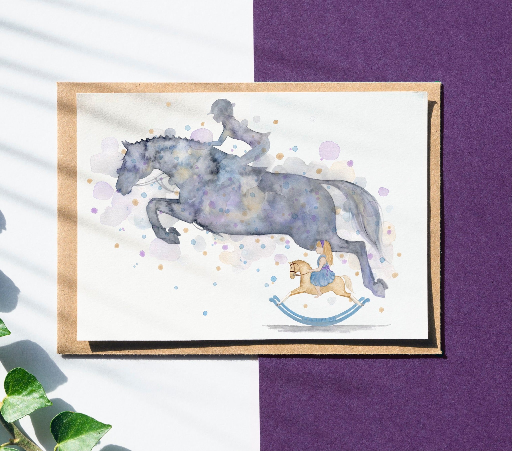 "Show Jumping Dreams" - Original Painting