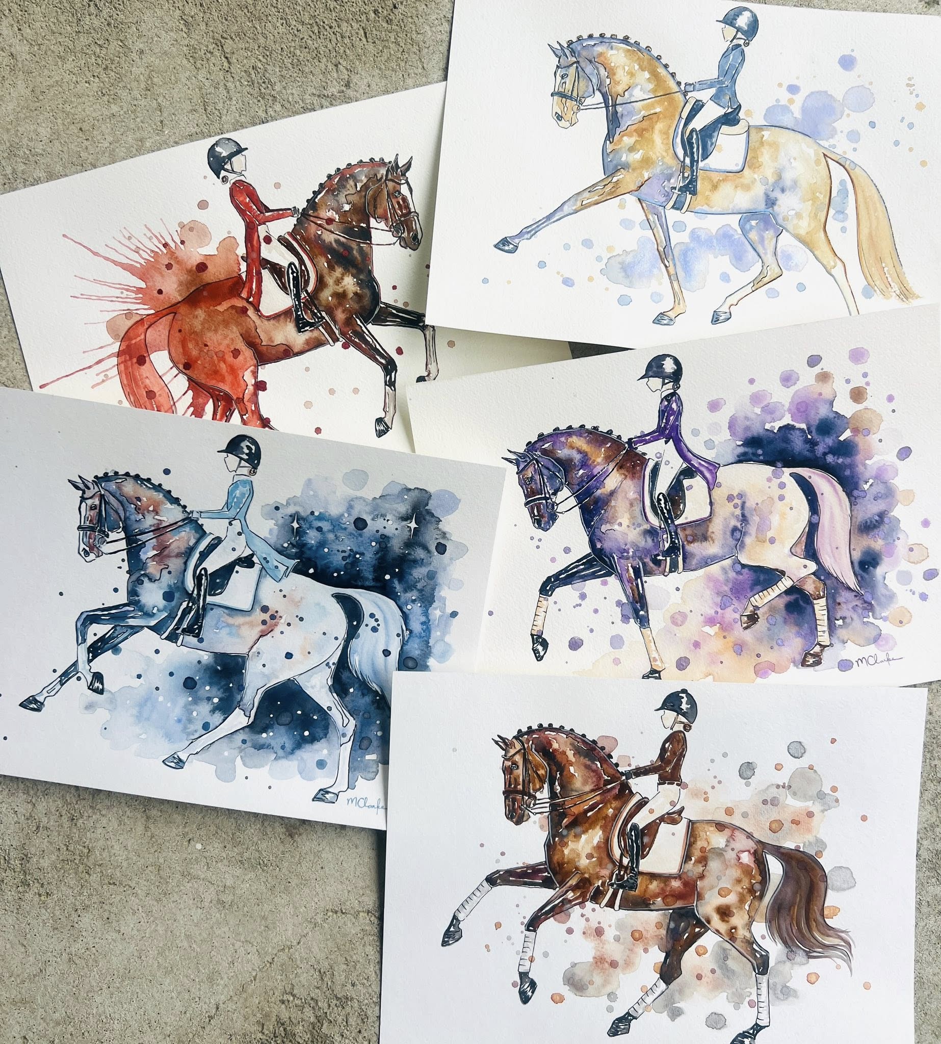 Red - Eras Collection - Watercolour Print