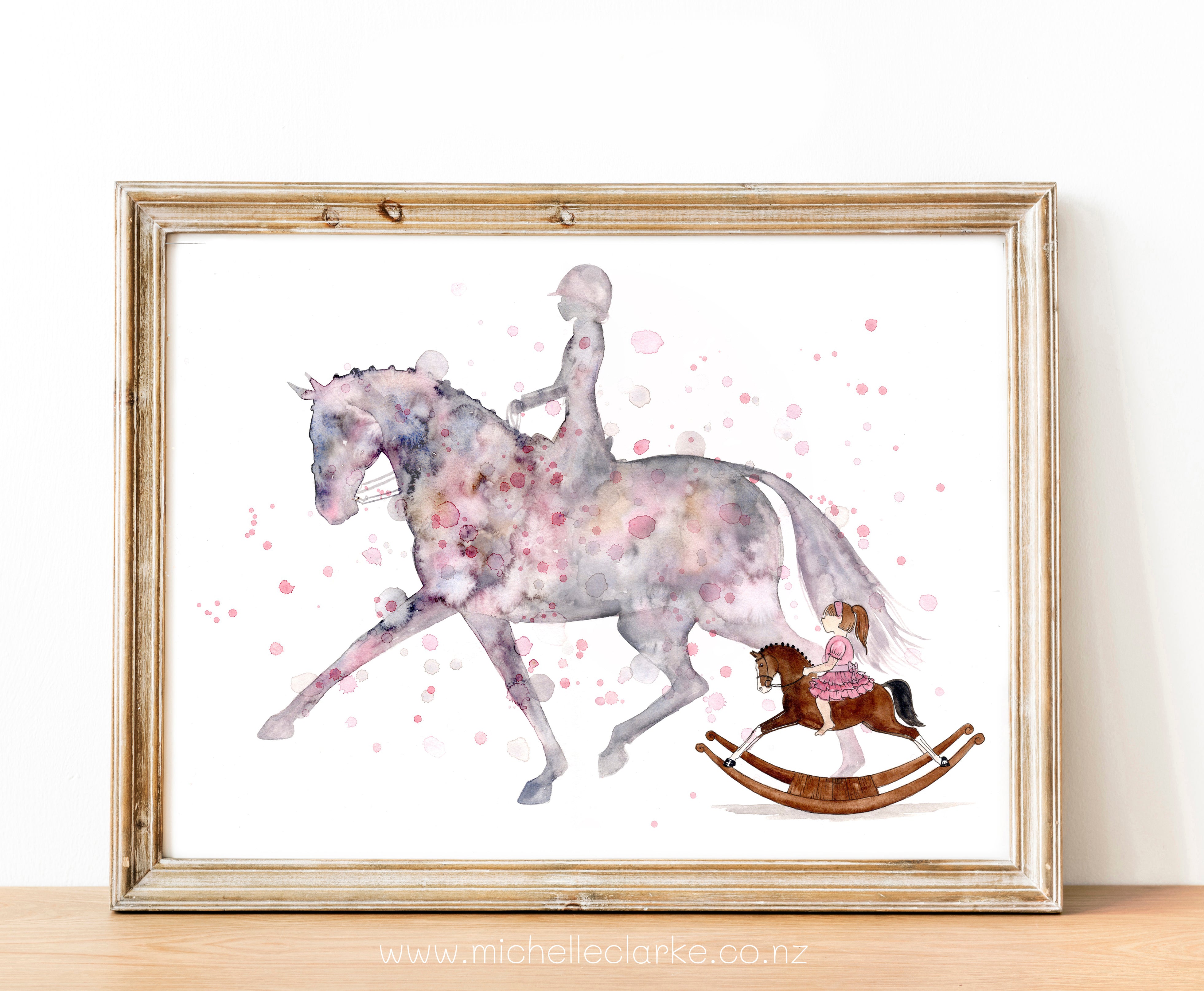 Dressage Dreams - Watercolour Art Print