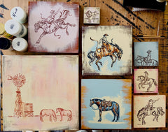 "Hanging On" - Dust & Daydreams Collection - Original Acrylic Painting