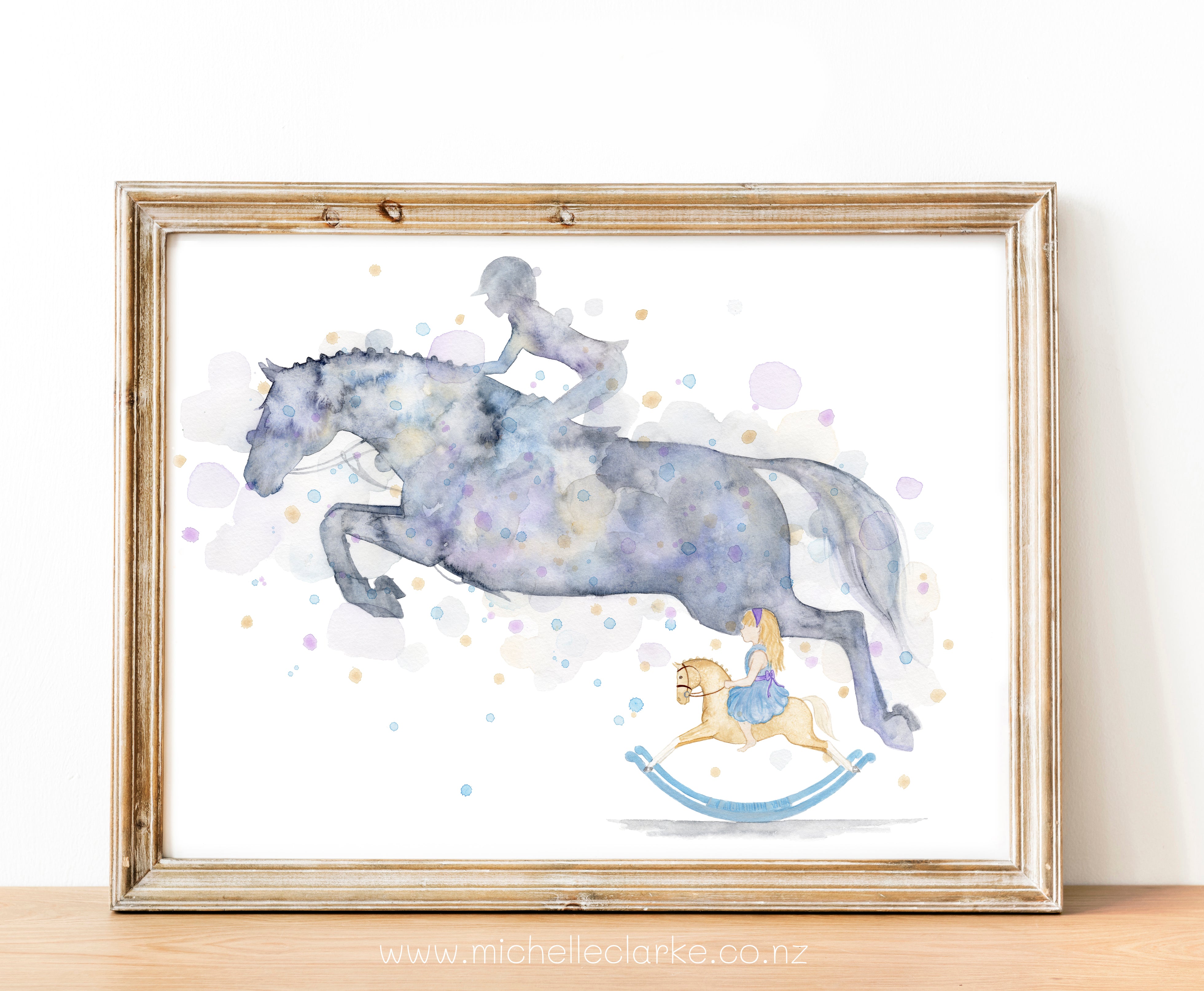 "Show Jumping Dreams" - Original Painting