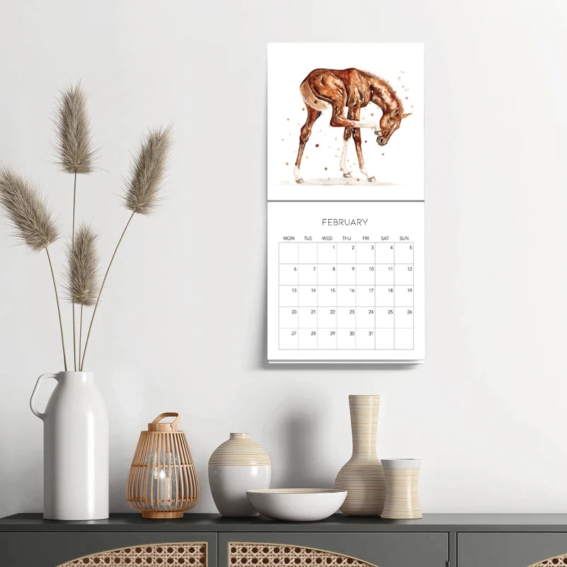 2026 "Horses In Watercolour" Calendar - PRE ORDER