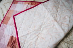 Handmade Baby Quilt | Pink (Small)