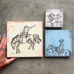 "A Good Horse" - Dust & Daydreams Collection - Original Acrylic Painting