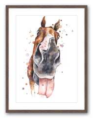 Gary the Horse - Watercolour Print