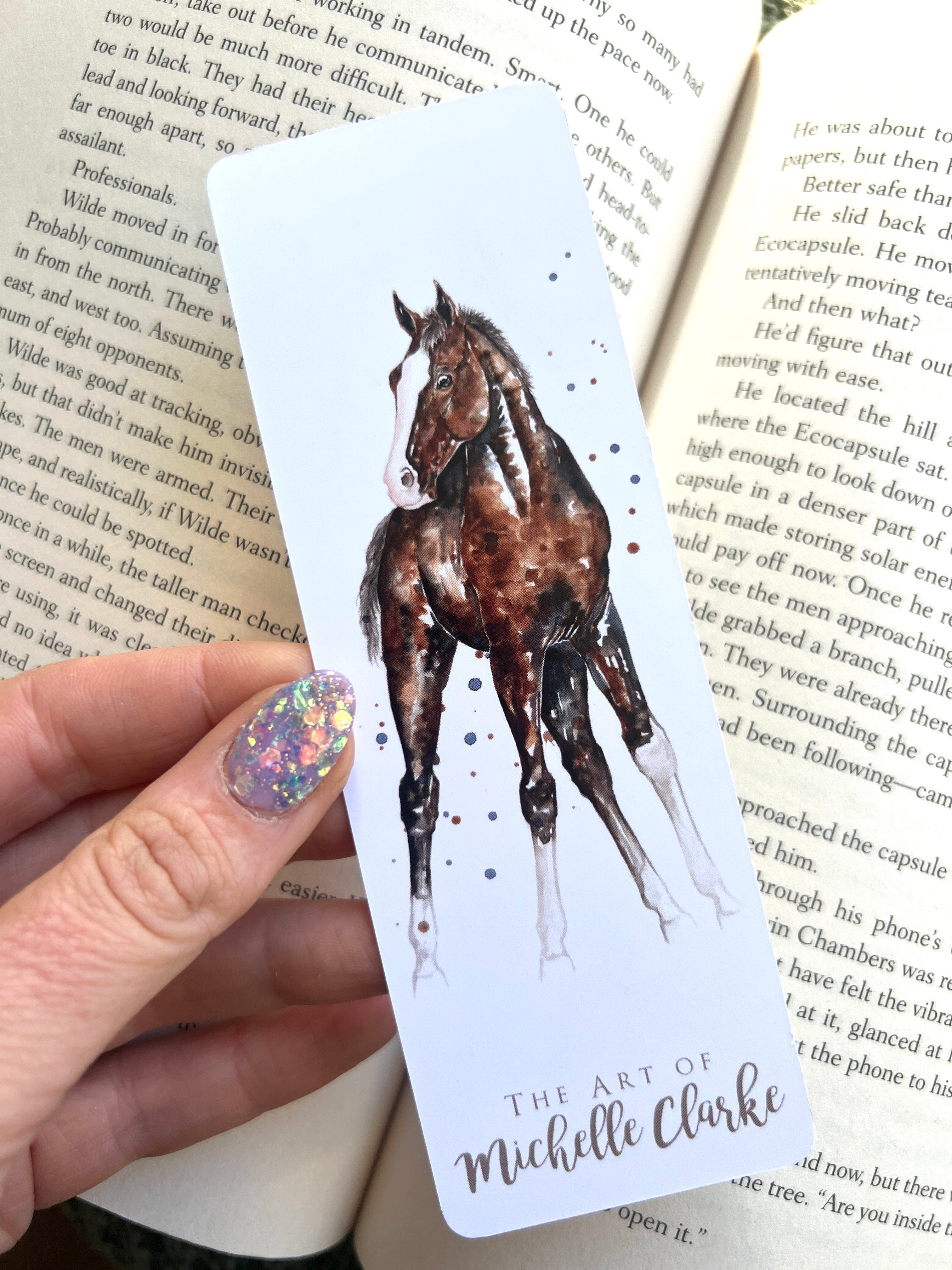 Double Sided Bookmark - Foals