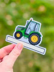 Tractor Name Sticker - Vinyl Sticker