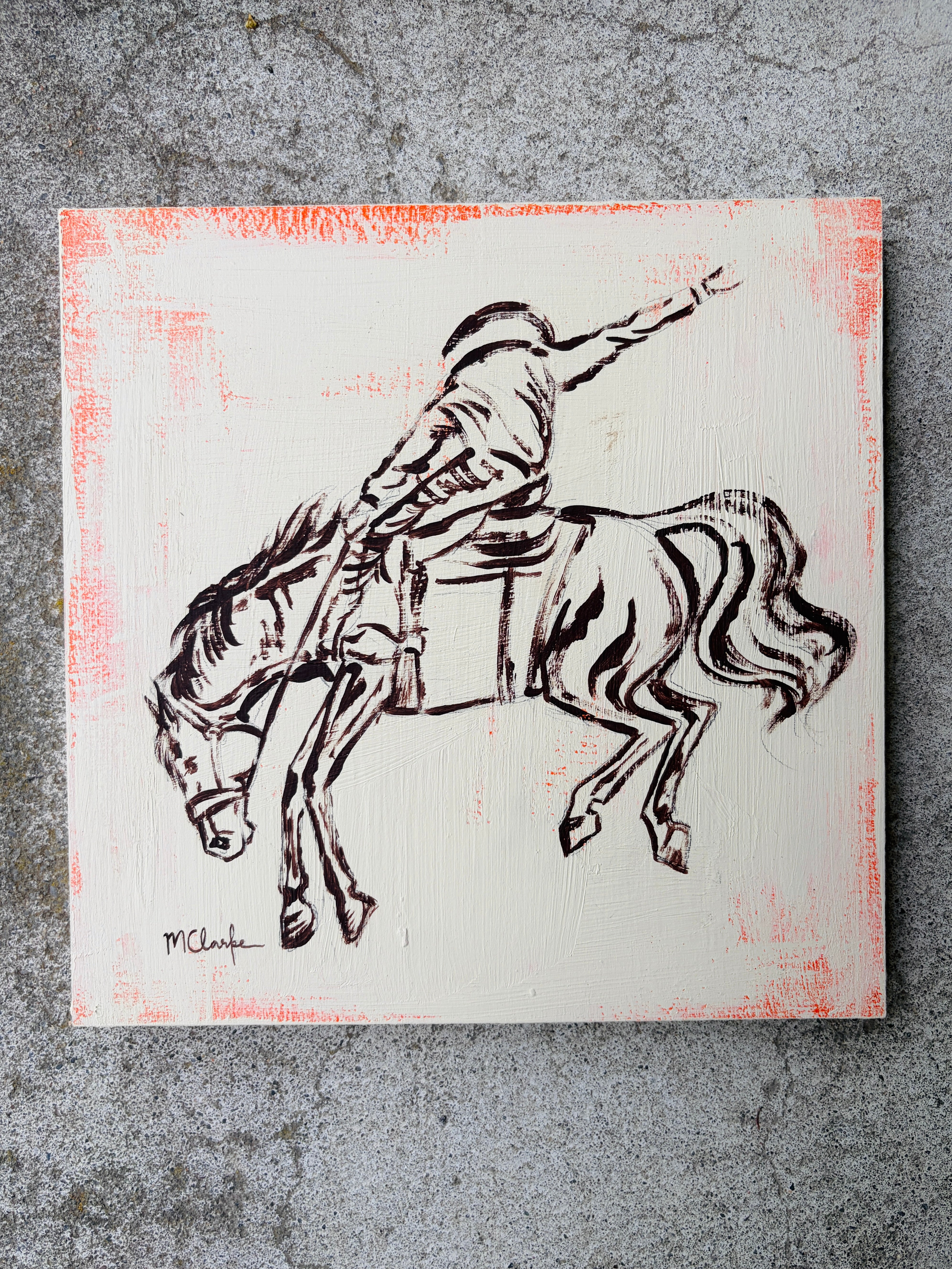 "Hanging On" - Dust & Daydreams Collection - Original Acrylic Painting